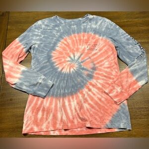 Vineyard Vines Size Small Limited Edition Women Long Sleeve Tie Dye T-Shirt